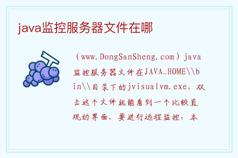 java监控服务器文件在哪 