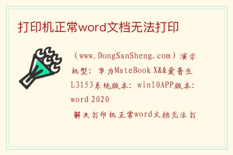 打印机正常word文档无法打印 