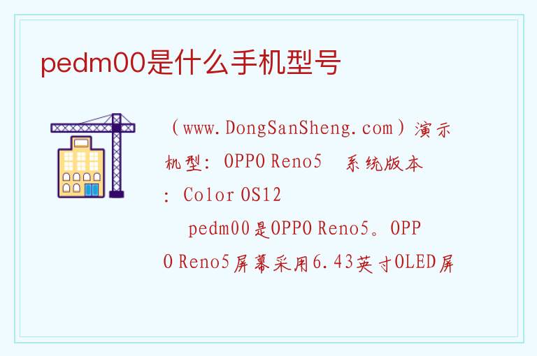 pedm00是什么手机型号 