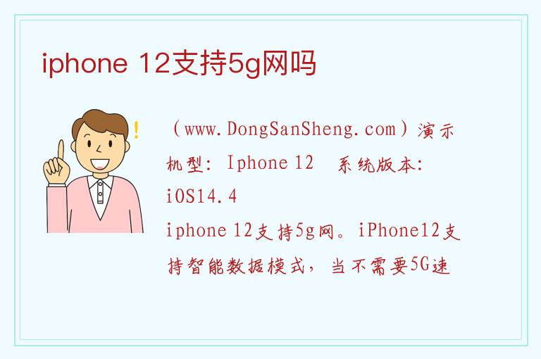 iphone 12支持5g网吗 