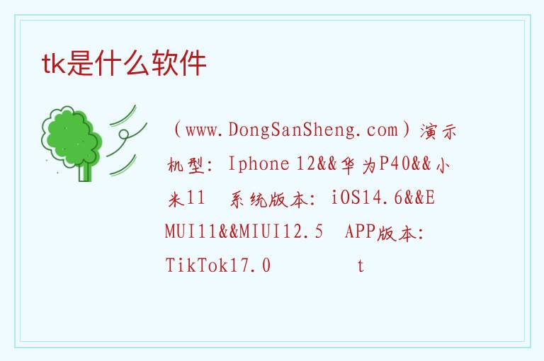 tk是什么软件 