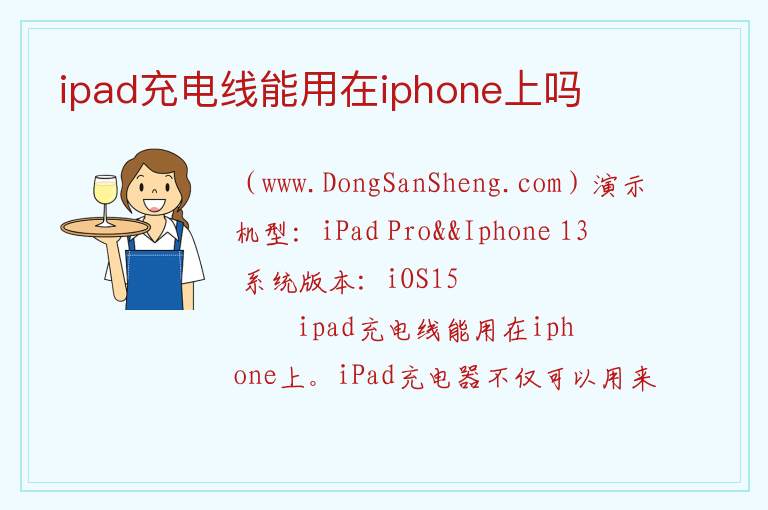 ipad充电线能用在iphone上吗 